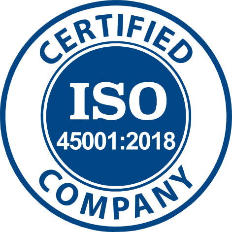 ISO 45001:2018 Certified